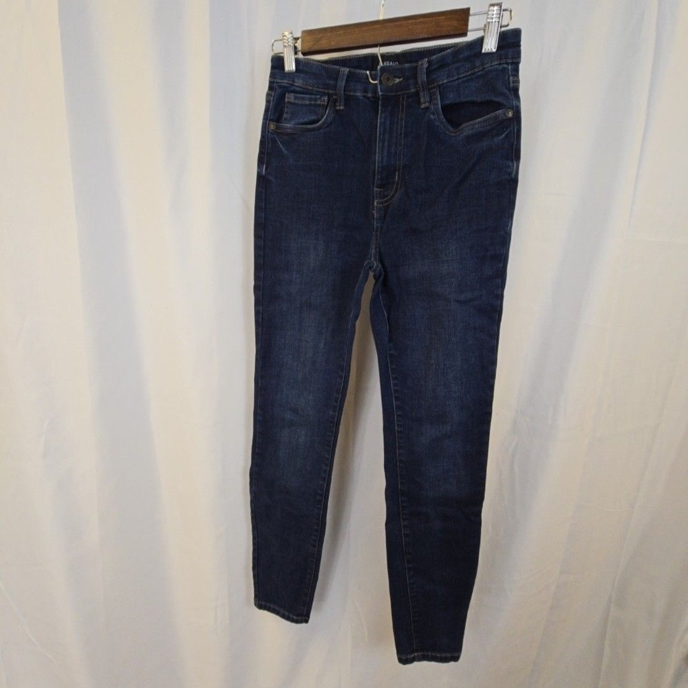 Buffalo David Bitton Hi Rise Skinny Jeans Womens 27 Blue Dark Wash Denim 27x27.5